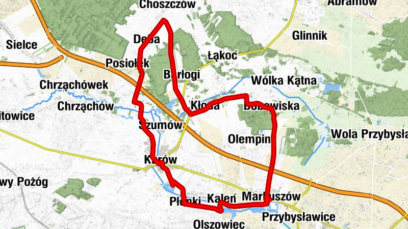 Markuszów - Kościół pw. Narodzenia Najświętszej Maryi Panny i Świętego Michała Archanioła w Kurowie - Kaplica cmentarna - Kościół pw. Przenajświętszego Sakramentu