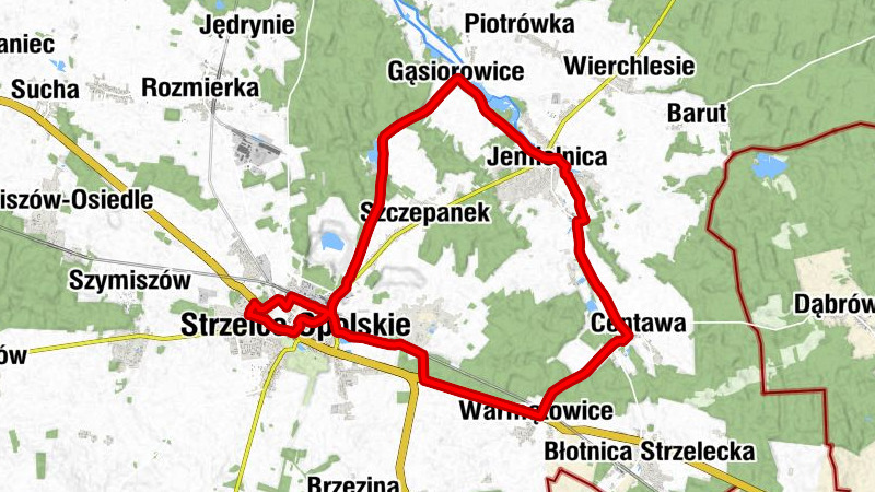 Koszary - Kościół Świętej Barbary - Kościół filialny pw. Bożego Ciała - Kościół parafialny pw. Narodzenia Najświętszej Maryi Panny