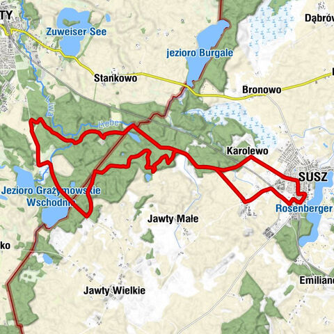 Susz - Osiedle Korczaka - Osiedle Brzostowe