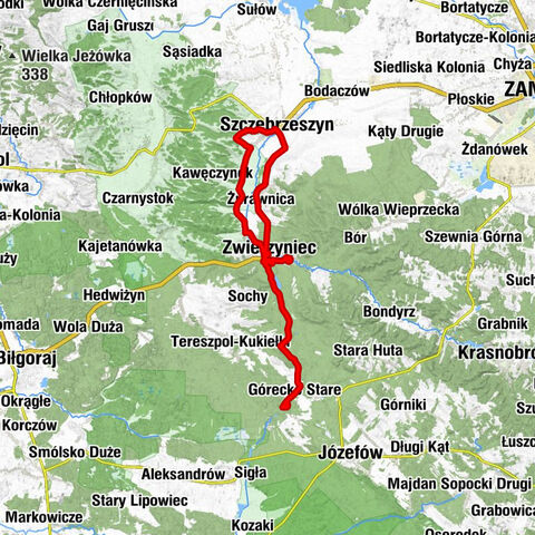 Górecko Stare - Sala Królestwa Świadków Jehowy - Kościół pw. św. Katarzyny w Szczebrzeszynie - Kościół pw. Świętego Izydora w Topólczy