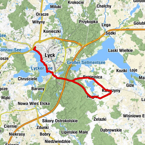 Osiedle Północ I - Ełk - Osiedle Szyba - Osiedle Wczasowe