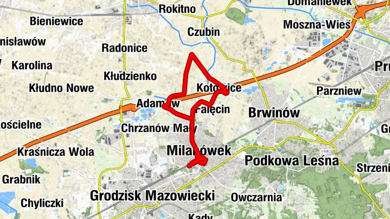 Grodzisk Mazowiecki - Tajemniczy Ogród - Kościół pw. Świętej Jadwigi Śląskiej - Kościół parafialny pw. Przemienienia Pańskiego