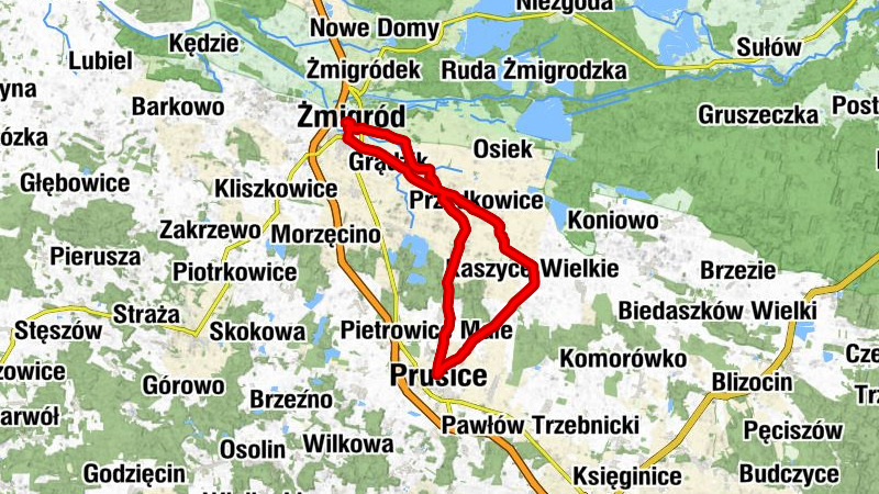 Pychotka - Żmigród - La pergula - Kościół pw. Świętego Stanisława Kostki