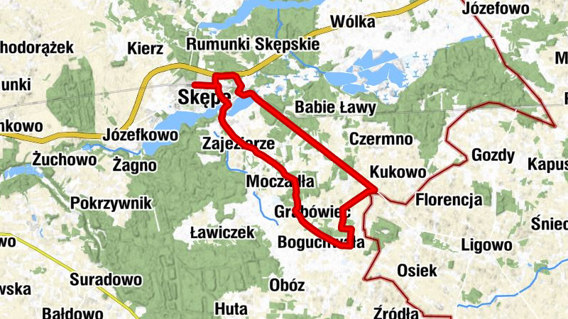 Skępe - Dobrawa - Osiedle Leśne