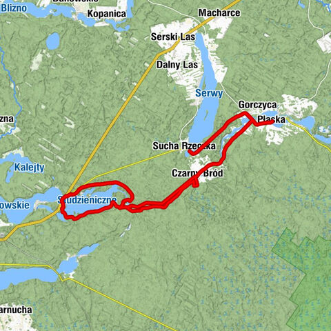 Bar Bike - Płaska - Żydowskie - Kościół pw. Matki Bożej Szkaplerznej