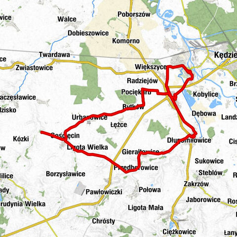 Gościęcin - Kościół parafialny pw. św. Urbana - Kościół pw. Wniebowzięcia Najświętszej Maryi Panny - Kościół parafialny pw. św. Zygmunta i św. Jadwigi Śląskiej