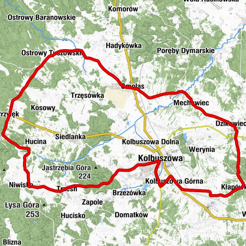 Kościół Wniebowzięcia Najświętszej Maryi Panny - Kościół pw. św. Stanisława Kostki - Kościół pw. św. Mikołaja w Dzikowcu - Kościół stary pw. Przemienienia Pańskiego