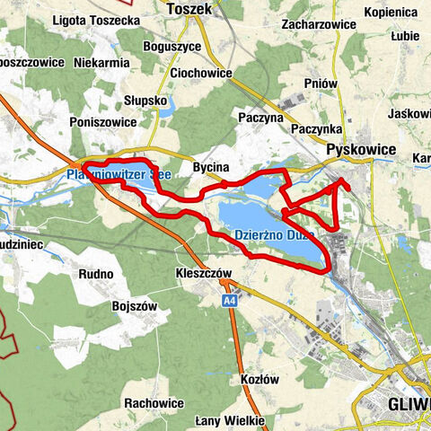 Pyskowice - Kolonia Pyskowicka - Czerwionka
