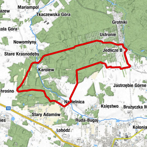 powiat zgierski - Nakielnica - Bugaj - Kobiałka