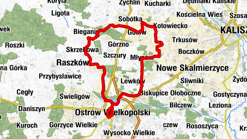 Ostrów Wielkopolski - Nowy Staw - Pod Dębami