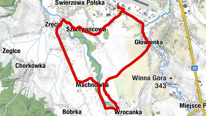 Krosno - Tłoki - Pasze - Czajki