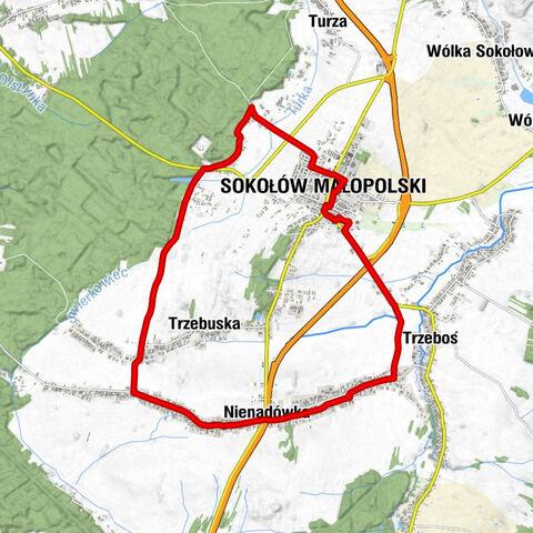 Sokołów Małopolski - Nowa Turza - Kościół pw. Matki Boskiej Częstochowskiej - Nienadówka