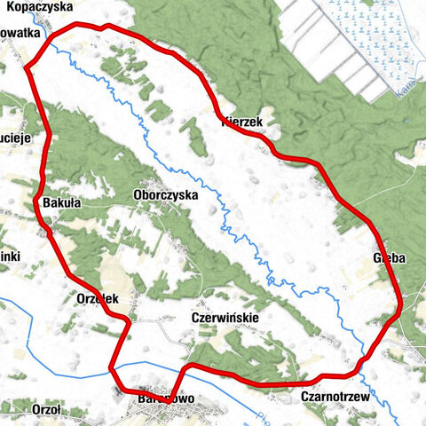 Baranowo - Gleba - Kierzek - Nadlesie