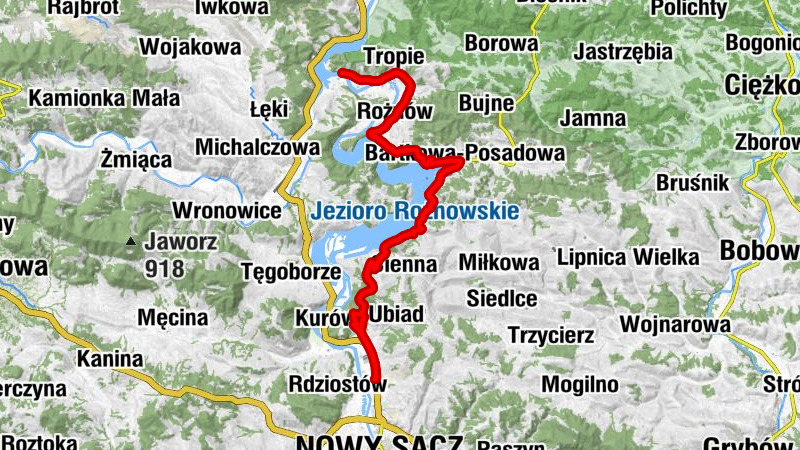 Dąbie - Zabrowarze - Kościół św. Wojciecha Biskupa i Męczennika i Podwyższenia Krzyża Świętego w Rożnowie - Kaplica pw. Świętych Cyryla i Metodego