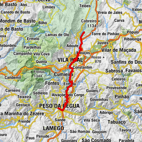 Régua - Capela de Santa Luzia - Capela de Santo Isidro - Peso da Régua