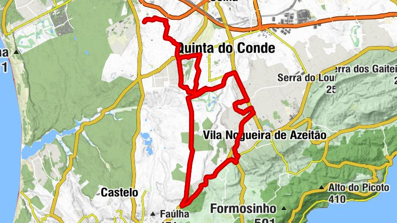 Laranjeiras - Redondos - Brejos de Azeitão - Pinhal de Negreiros