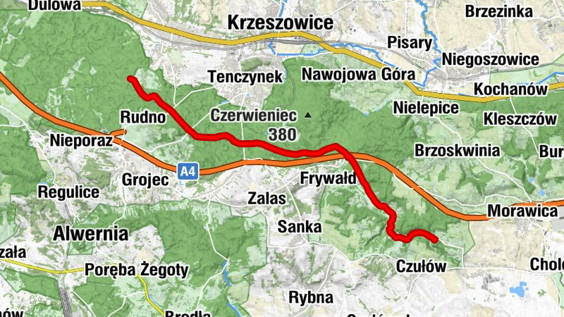 Skałki - Skały - Enklawa w Mnikowskiej dolinie