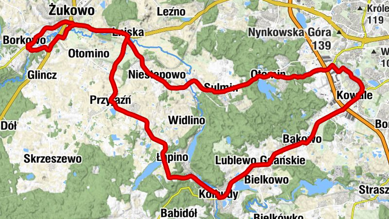 Borkowo - Kościół Świętego Jana Chrzciciela - Kościół pw. Najświętszej Maryi Panny z Lourdes - Kościół pw. Najświętszego Serca Pana Jezusa