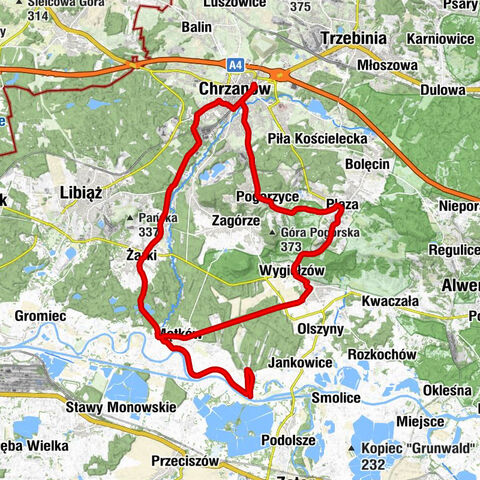 Chrzanów - Kościół pw. Najświętszej Maryi Panny Królowej Polski - Góra Podgórska - Kościół pw. Podwyższenia Krzyża Świętego w Płazie