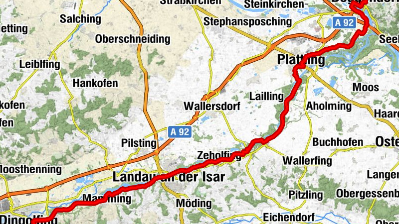 Dingolfing - Sankt Bartholomäus - Schiltorn Dorfkapelle - Altstadtviertel