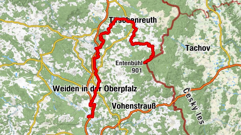 Silberhütte - Erlöserkirche - Leichenbühl - Gaststätte Schloßwirtschaft