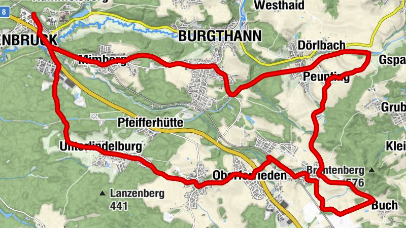 Ochenbruck - Schwarzenbruck - Taverne Parthenon - Marienkirche