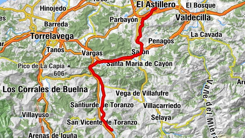 El Astillero - Iglesia de San Miguel - Iglesia de Santa Cecilia - Santiurde de Toranzo