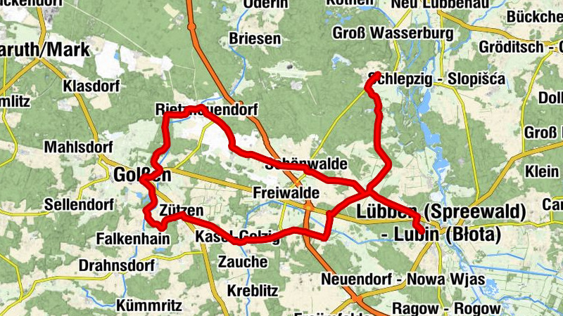 Krausnick - Kirche Krausnick - Dorfkirche Groß Lubolz - Lübben (Spreewald) / Lubin (Błota)