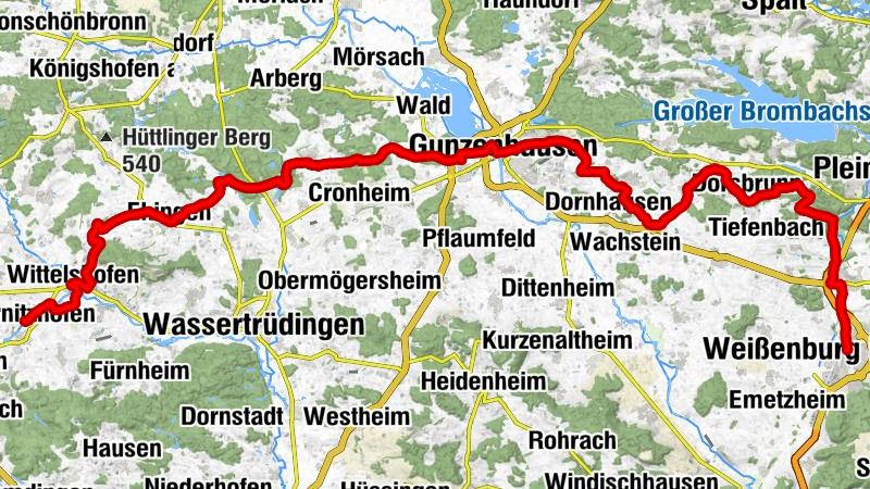 Wirtshaus Zum Blauen Angler - St. Nikolaus - St. Ottilien und Wendelin - Weißenburg in Bayern