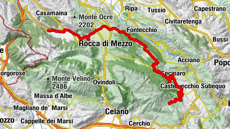 Gagliano Aterno - Chiesa di San Rocco - Chalet del Sirente - Rocca di Mezzo