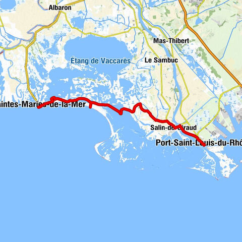 Port-Saint-Louis-du-Rhône - Salin-de-Giraud - Mas Saint Bertrand - Saintes-Maries-de-la-Mer