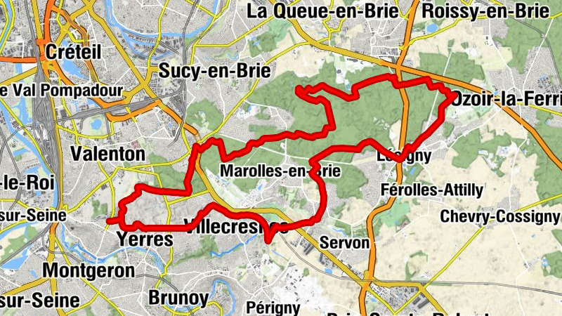 Mont Griffon - Villecresnes - Église Saint-Germain-d'Auxerre - Yerres