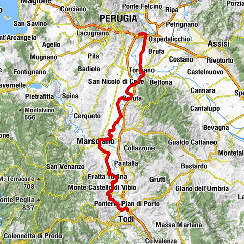 Perugia Ponte San Giovanni - Ponte San Giovanni - Marsciano - Ponterio