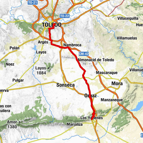 Toledo - Orgaz - Puerto de Los Yébenes - Restaurante Apelio