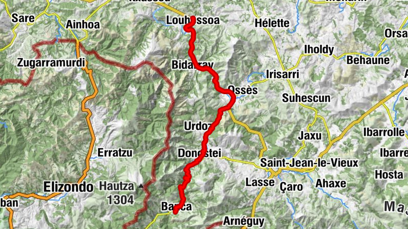 Erreguina - Olhaberri - Église Saint-Pierre - Restaurant du Trinquet