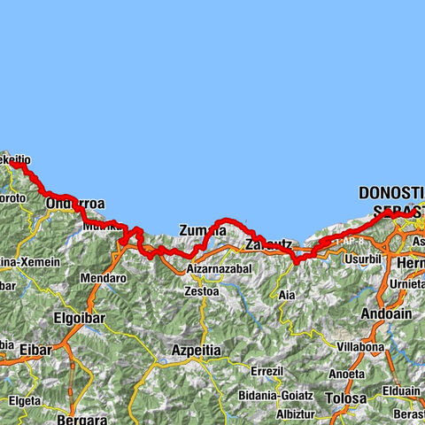 San Martín - Lasuntalaia - Alto de Itziar - Lekeitio