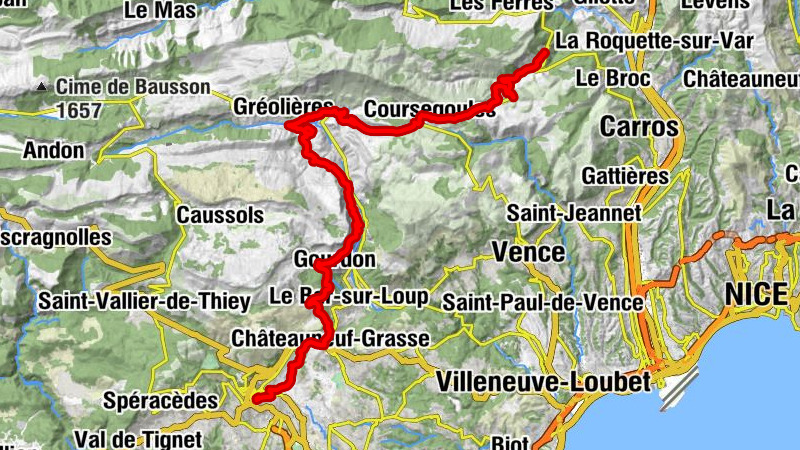 Bouyon - Chapelle Saint-Roch - Chapelle Saint-Jean-Baptiste - Grasse