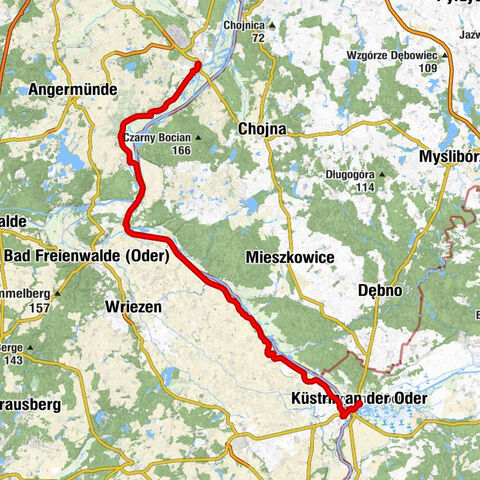 Kostrzyn nad Odrą - Gasthof Wagenrad - Sankt Mariä Himmelfahrt - Schwedt
