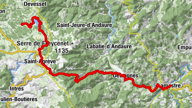 Lamastre - Temple - Mont Chiniac - L'Arbre vagabond