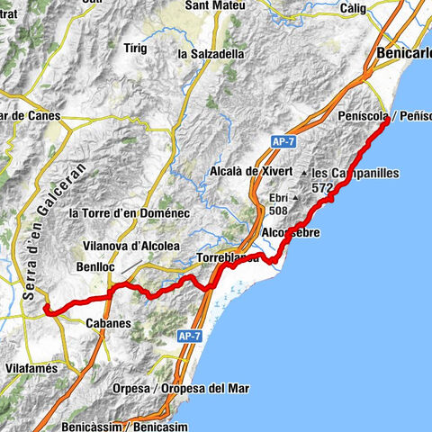 Cal Paradis - Vall d'Alba - Mas de Julià - Peníscola / Peñíscola
