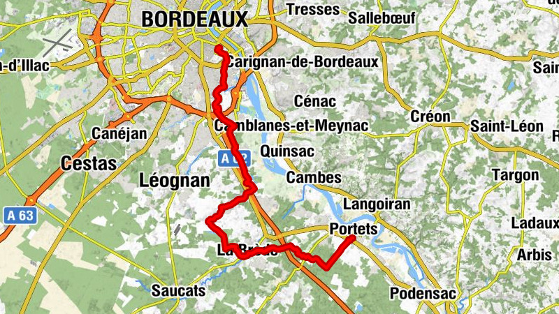 Portets - Église Saint-Jean-d'Estampe - Église Saint-Martin - Bordeaux-Saint-Jean