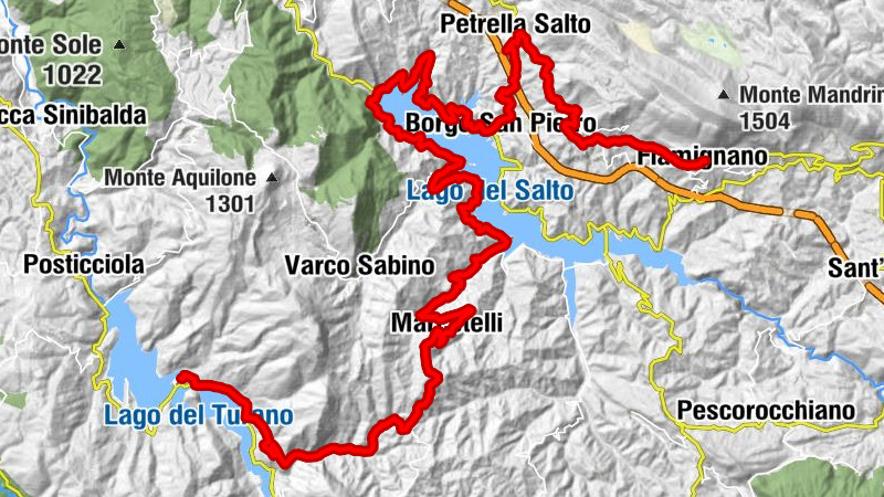 Castel di Tora - Chiesa di San Giovanni Evangelista - Chiesa S.Rocco - Fiamignano