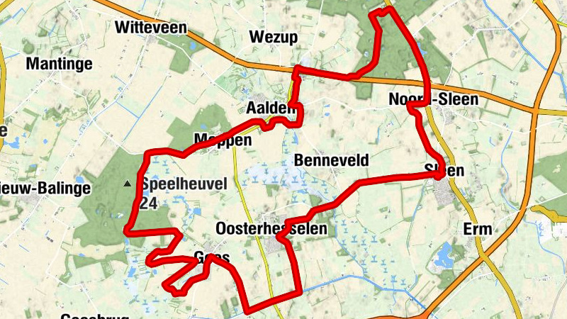 Sleen - Oosterhesselen - Gees - ’t Hoes van Hol-An