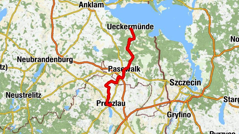 Prenzlau - St. Jacobi - St. Maria Magdalena - Ueckermünde Stadthafen