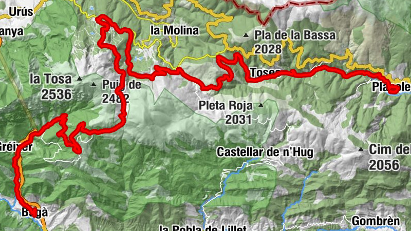 La Cantina - Sant Vicenç de Planoles - Collada del Pedró - Flor de Lis