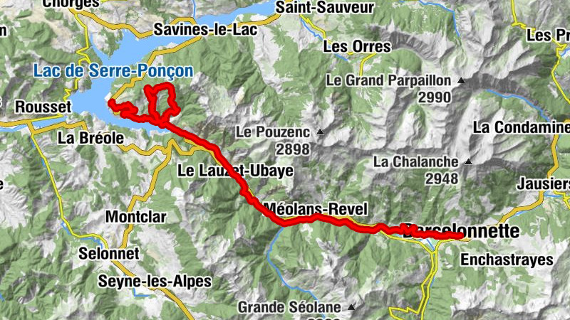 Barcelonnette - Col de Pontis - Église Notre-Dame de la Colle - Le Sosthene Bacchus