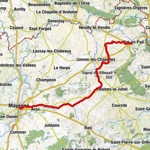 Mayenne - La Hallebardière - Église Saint-Aignan - Pré-en-Pail