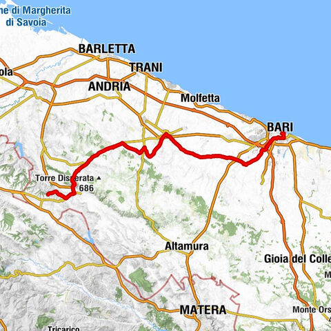Bari Centrale (FT) - Santuario della Madonna delle Grazie - Chiesa di San Domenico - Spinazzola