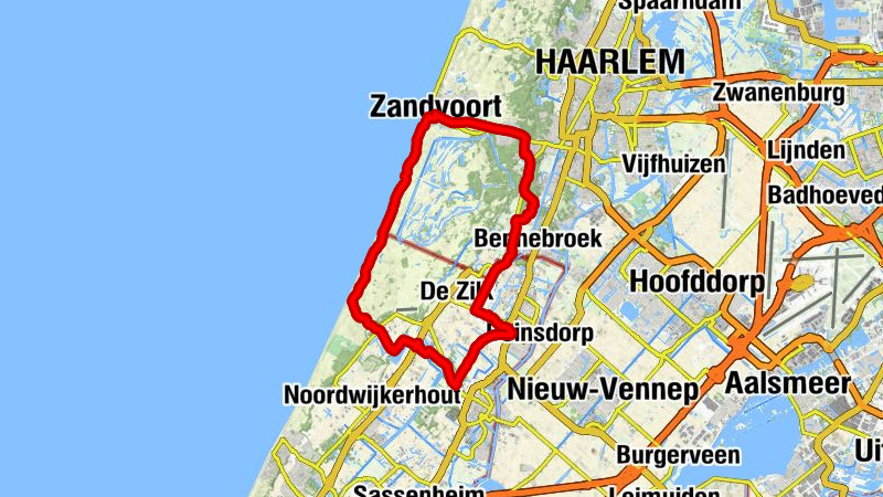 Zandvoort - Kraaiennest - Hazenkop - St. Agathakerk