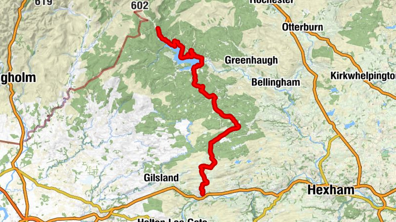 Haltwhistle - Centre of Britain - Needs Hill - Kielder
